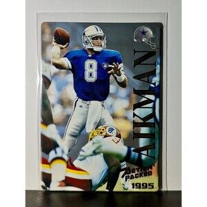 Troy Aikman 1995 Pinnacle NFL #20 Card Dallas Cowboys